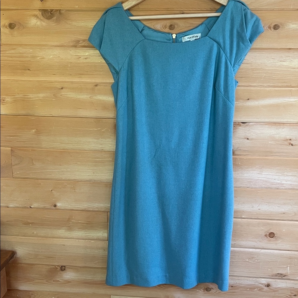 Beth Bowley Blue Wool Blend Dress
